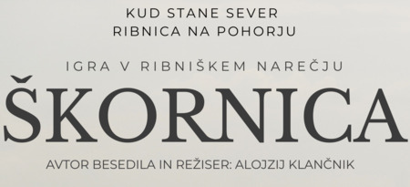 Skornica, igra v ribniškem narečju